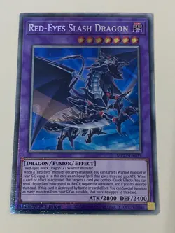 Yugioh Red-Eyes Slash Dragon - 1st Edition Starlight Rare NM - Free Holo A - Image 1
