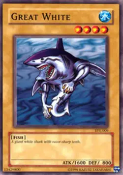 Great White - SYE-009 - Common - Unlimited Edition - Moderately Played - Image 1
