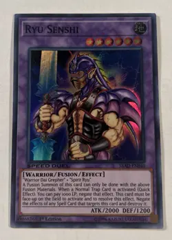 Ryu Senshi SBAD-EN040 Speed Duel: Attack from the Deep 1st Edition LP - Image 1