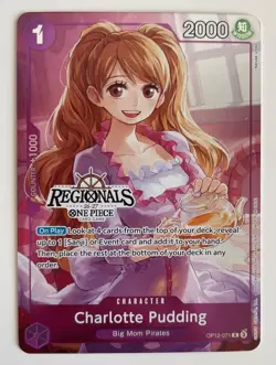 Charlotte Pudding OP12-071 One Piece TCG Regional 2026 AA Foil Promo NM - Image 1