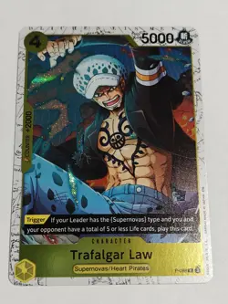 One Piece Trafalgar Law P-088 Pirate Foil PRB-02 Premium Booster Promo NM - Image 2