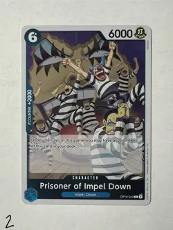 Prisoner of Impel Down OP16-042 The Time of Battle One Piece TCG English - Image 1