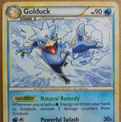 Golduck 22/102 Rare Non-Holo Triumphant Set Pokemon Card NM/LP - Image 2
