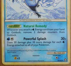 Golduck 22/102 Rare Non-Holo Triumphant Set Pokemon Card NM/LP - Image 3