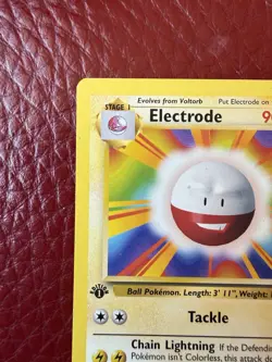 Pokemon Card Electrode 18/64 1st Edition Jungle LP Vintage WOTC 1999 Non Holo - Image 3