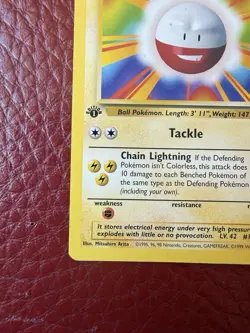 Pokemon Card Electrode 18/64 1st Edition Jungle LP Vintage WOTC 1999 Non Holo - Image 5