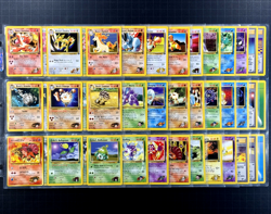 2000 Pokemon GYM CHALLENGE Set NEAR COMPLETE Uncommon Common NON HOLO Cards MINT - Image 1