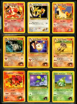 2000 Pokemon GYM CHALLENGE Set NEAR COMPLETE Uncommon Common NON HOLO Cards MINT - Image 2