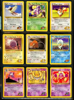 2000 Pokemon GYM CHALLENGE Set NEAR COMPLETE Uncommon Common NON HOLO Cards MINT - Image 4