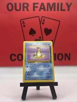 Lapras 25/62 Fossil WOTC Pokemon TCG Regular Rare 1999 MP - Image 1