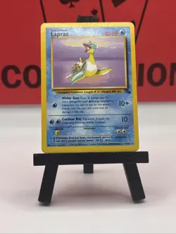 Lapras 25/62 Fossil WOTC Pokemon TCG Regular Rare 1999 MP - Image 2