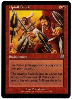 Magic Mercadian Masques 1999: #222/350 Uphill Battle Uncommon TCG Card - Image 1
