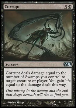 MTG 2x CORRUPT - CORROMPERE - M14 - MAGIC - Image 1