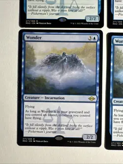 4x Mtg Modern Horizons 2 Wonder NM/M Magic The Gathering - Image 2