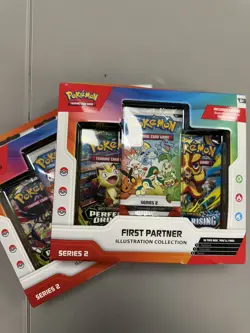 Pokemon TCG First Partner Illustration Collection Series 2 2 Box English Promo - Image 1