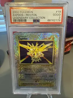 Zapdos Legendary Collection Reverse Holo PSA 2 Pokemon 2002 - Image 1