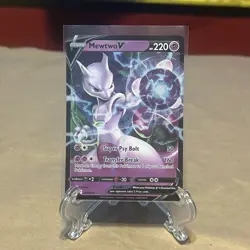 Mewtwo V #30/78 (Holo) (NM) Pokemon GO PGO Pokemon - Image 2