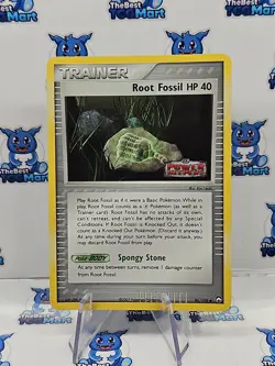 Pokemon - Root Fossil 86/108 - Reverse Holo Power Keepers LP - Image 1