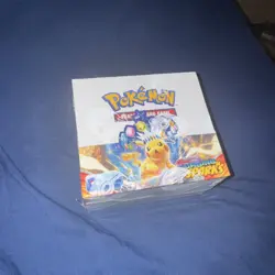 POKEMON Scarlet & Violet Surging Sparks Booster Display Box, Sealed Box is Worn - Image 1