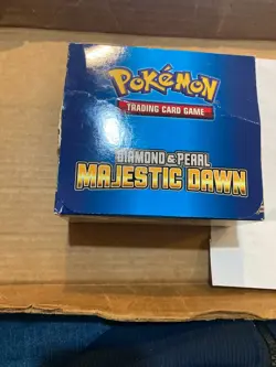 pokemon diamond and pearl majestic dawn empty box sharp box - Image 1