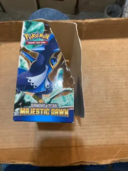 pokemon diamond and pearl majestic dawn empty box sharp box - Image 2