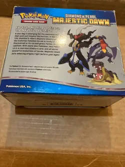 pokemon diamond and pearl majestic dawn empty box sharp box - Image 3