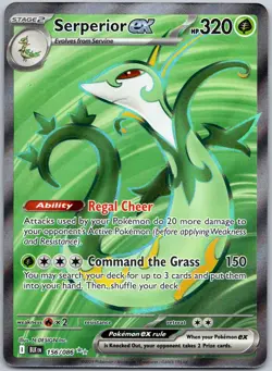 Serperior ex 156/086 Ultra Rare Black Bolt Near Mint - Image 1