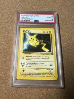 1999 Pokemon Game Pikachu Movie Promo PSA 4 - Image 1