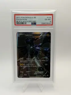 2011 POKEMON BLACK & WHITE ZEKROM 114/114 BLACK BACKGROUND ULTRA RARE HOLO PSA 6 - Image 1