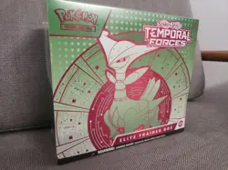 Pokemon Scarlet & Violet Temporal Forces Elite Trainer Box ETB Iron Leaves - Image 1