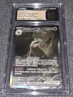 Pokemon - Stalobor ex - CGC PRISTINE 10 - 2025 Schwarze Blitze - SIR - DE - Image 1