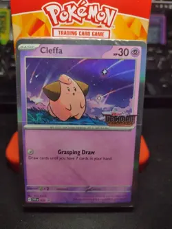 Pokemon Obsidian Flames Pre-Release Build And Battle Deck Sealed Cleffa PROMO - Image 1
