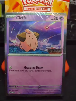 Pokemon Obsidian Flames Pre-Release Build And Battle Deck Sealed Cleffa PROMO - Image 3