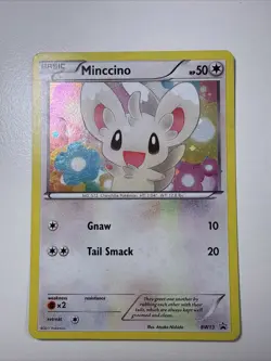 Minccino BW13 Cosmos Holo Pokemon TCG Black Star Promo LP - Image 1