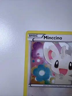 Minccino BW13 Cosmos Holo Pokemon TCG Black Star Promo LP - Image 2