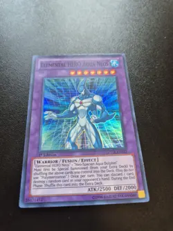 Yu-Gi-Oh! Elemental Hero Aqua Neos Super Rare LCGX-EN057 1st Edition - NM/M - Image 3