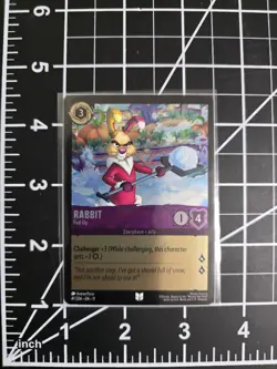 Rabbit Fed Up 41/204 Foil Disney Lorcana Winterspell NM/M - Image 1