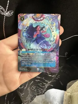 Disney Lorcana Wilds Unknown TCG What Else Can I DoU 237/204 Enchanted Foil - Image 1