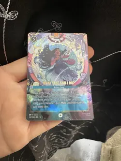 Disney Lorcana Wilds Unknown TCG What Else Can I DoU 237/204 Enchanted Foil - Image 2