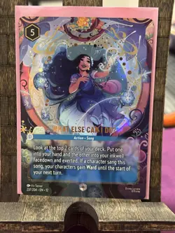 Disney Lorcana - What Else Can I DoU - Enchanted - WILDS UNKNOWN - 237/204 - Image 1