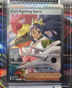 Iris's Fighting Spirit 292 / 217 SIR Pokemon Ascended Heroes NM FRESH PULL - Image 1
