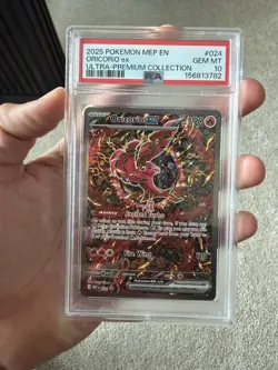 2025 POKEMON MEP EN-ME BLACK STAR PROMO #024 ORICORIO EX PSA 10 - Image 1