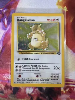 Kangaskhan -5/64 - Jungle Unlimited 1999 - WOTC - Holo Rare - Pokemon TCG - MP - Image 1