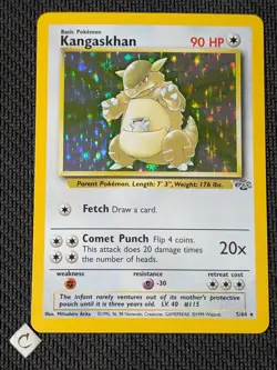 Kangaskhan 5/64 - Jungle Unlimited Holo Rare Pokemon TCG NM - Image 1