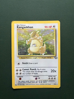 Pokemon TCG Kangaskhan 5/64 Unlimited Holo Jungle WOTC Rare MP-HP Condition - Image 1