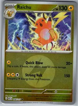 Raichu (Energy Symbol Pattern) 056/217 ME: Ascended Heroes - Pokemon Card - NM - Image 1