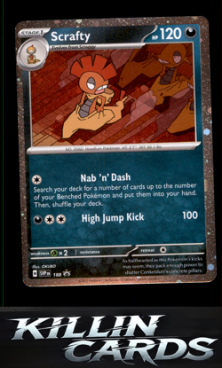 Scrafty - 188 (Cosmos Holo) 188 Pokemon Promo SV: Scarlet & Violet Promo Cards C - Image 1