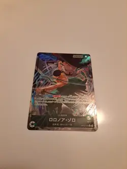 One Piece Card Roronoa Zoro OP12-020 L Parallel Legacy of the Master Japanese JP - Image 1