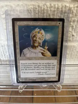MTG: Enlightened Tutor Card Rare Magic the Gathering EX NM - Image 1
