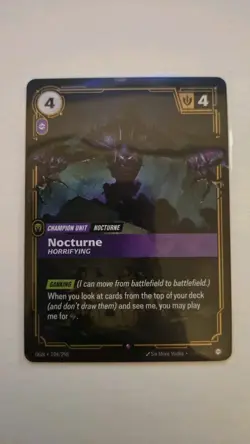 Riftbound Nocturne Horrifying #194/298 Origins Rare Foil TCG Card - NM - Image 1